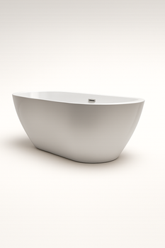 Wanna wolnostojąca 170 x 80 cm biała - model 208