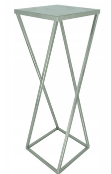 Nowoczesny Kwietnik Loft SREBRNY DRILL 12 290/K-12-1P-70S