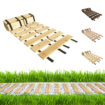 be4nature Ścieżka ogrodowa modrzewiowa, Nieimpregnowana 200 x 50 cm