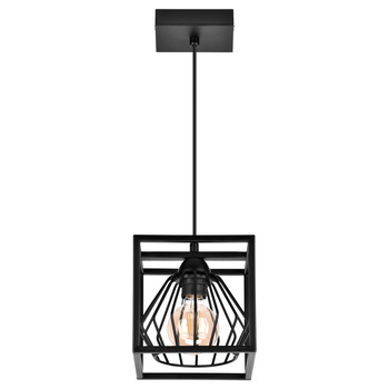 Horus Koszyk Lampa Wisząca Sufitowa Czarna, 1xE27