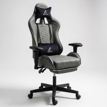 Fotel gamingowy obrotowy EvoChair z masażerem i regulowanymi podłokietnikami KO45SZ