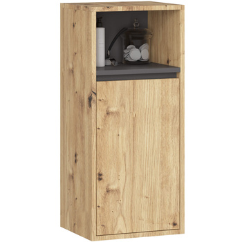 SZAFKA ŁAZIENKOWA WISZĄCA VAMI W35 1D 1W DĄB ARTISAN / GRAFIT SZARY