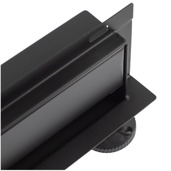 BASIC Wall Black Odpływ liniowy ścienny czarny 80 cm