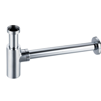 Syfon umywalkowy mosiężny okrągły Chrom model 1