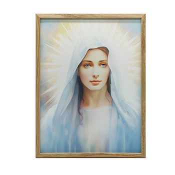 Światło Maryi, 30x40 cm, bez ramy, płótno premium na blejtramie