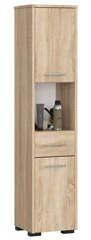 REGAŁ ŁAZIENKA FIN SŁUPEK 30 2D 1SZ 1W 140cm PK SONOMA