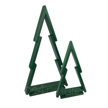 be4nature Choinka sosnowa ozdoba świąteczna Zielona Zestaw 2 szt. (ELFO)